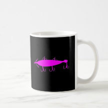 Pesca de la silueta c del señuelo 2 taza