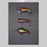 Pesca de la tarjeta de felicitación de los señuelo tarjetas