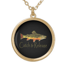 Pesca de la trucha de la captura y del lanzamiento collares