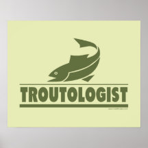 Pesca de la trucha impresiones