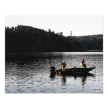 Pesca del río del Catawba Impresiones Fotográficas