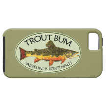Pesca del vago de la trucha iPhone 5 carcasa