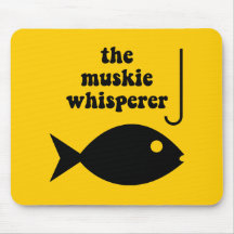pesca del whisperer del muskie tapete de ratón