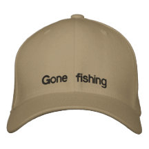 Pesca ida gorra bordada