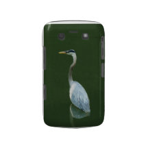 Pesca que va de la garza azul Case-Mate blackberry fundas