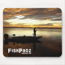 Pescador bajo Mousepad Tapete De Raton