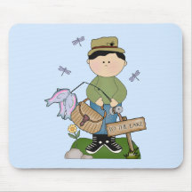 Pescador de Lil Tapetes De Ratón