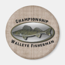 Pescador de los leucomas del campeonato iman de frigorífico