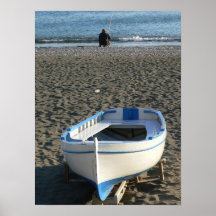Pescador de Salerno, última hora de la tarde Posters