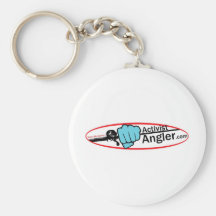Pescador del activista llaveros personalizados