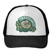 Pescados borrachos del día del St Patricks Gorro De Camionero