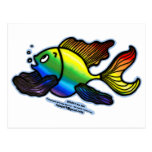 Pescados de arco iris postales