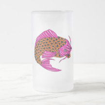 Pescados de la carpa de Koi del animado del dibujo Tazas De Café
