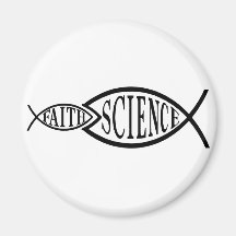 Pescados de la fe de los triunfos de la ciencia imán de nevera