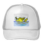 Pescados de la natación gorros bordados