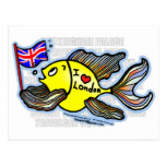 Pescados de Londres Tarjetas Postales
