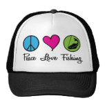 Pescados del amor de la paz gorra