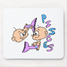 Pescados del bebé de Piscis Tapetes De Raton