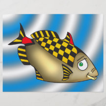 Pescados del corredor flyer a todo color