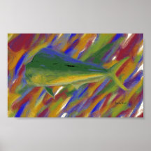 Pescados del delfín de Bull Posters