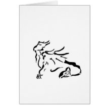 Pescados del dragón tarjetas