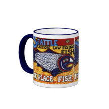 Pescados del lugar de Pike Tazas De Café