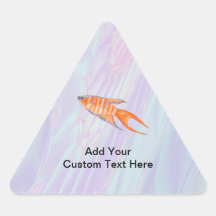 Pescados del paraíso colcomanias de trianguladas