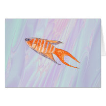 Pescados del paraíso tarjetón