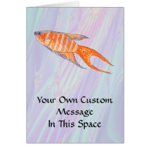 Pescados del paraíso tarjetón