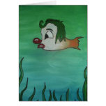 Pescados del payaso tarjetón