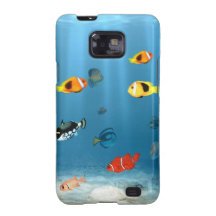 Pescados en el océano galaxy SII fundas