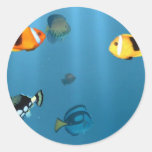 Pescados en el océano pegatinas  