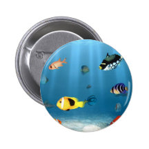Pescados en el océano pin