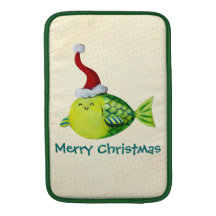 Pescados lindos del navidad fundas macbook air