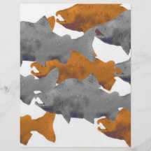 PESCADOS - salmones de la plata y del cobre Flyer A Todo Color
