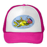 Pescados vivarachos de Hanuka - gorra lindo cómico