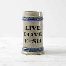 Pescados vivos del amor taza de café