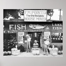 Pescados y fruta: 1936 posters