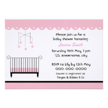 Pesebre de la niña invitacion personalizada