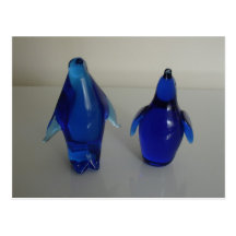 peso de papel del pingüino azul postal
