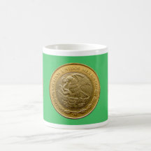 Pesos de Díez y taza azteca del disco del sol