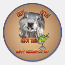 ¡PETA! ¡Robot esto! Pegatina