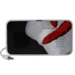 pétalo de un lirio con el estambre rojo notebook altavoces
