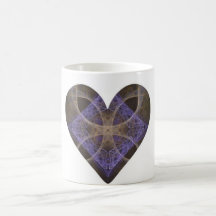 Pétalo del oro cubierto en diamante complejo púrpu tazas de café