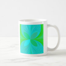 Pétalos abstractos de las tazas