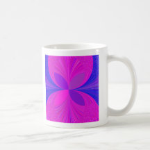 Pétalos abstractos de las tazas