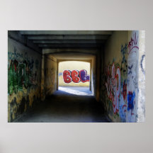 Petersburgo.  Pintada en un arco Poster