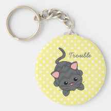 Petición del gatito llavero personalizado
