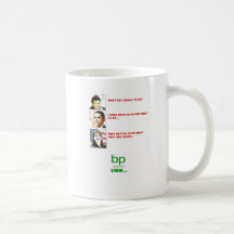 Petróleo que chapucea taza