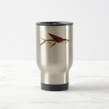 Pez volador del oro taza